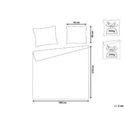 Beliani Sprei BABAK - Groen Polyester -Woninginrichting 036d60ccb5424f68a6ef42e61c434619