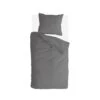 Byrklund - Dekbedovertrek Sleep Softly - 140x220 Cm - Off Black -Woninginrichting 1000012874