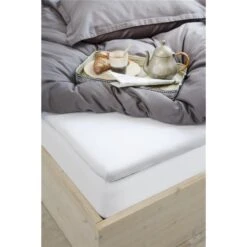 Walra - Molton Cotton Cover - 180x200 Cm - Wit -Woninginrichting 1000018437 0103