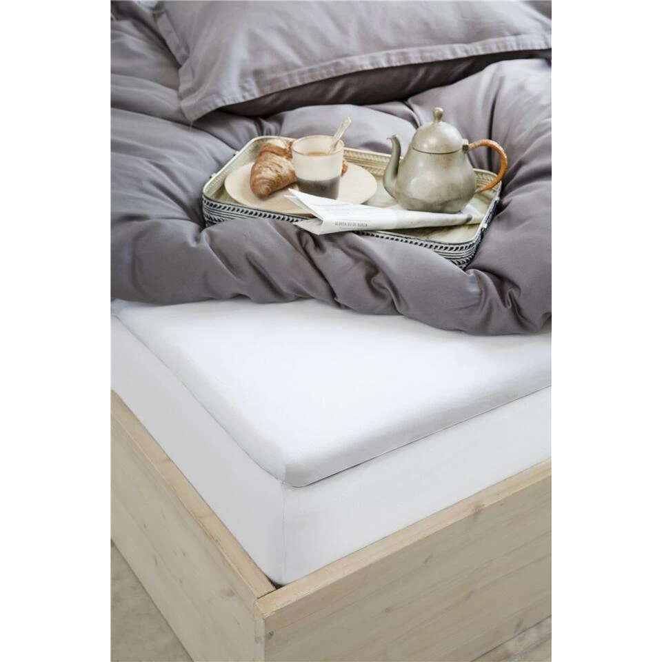 Walra - Molton Cotton Cover - 90x220 Cm - Wit 6 Walra - Molton Cotton Cover - 90x220 Cm - Wit - Afbeelding 4