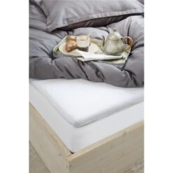 Walra - Molton Cotton Cover - 160x220 Cm - Wit -Woninginrichting 1000018451 0103