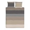 Ten Cate Katoenen Tweepersoons Dekbedovertrek - 200x200/220 - Zig Zag Taupe -Woninginrichting 1000023967
