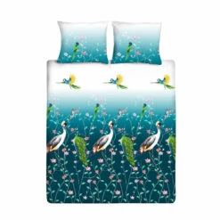 Ten Cate Katoenen Tweepersoons Dekbedovertrek - 200x200/220 - Marit Blauw