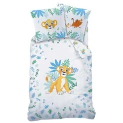Disney The Lion King Dekbedovertrek Simba - Eenpersoons - 140 X 200 Cm - Katoen