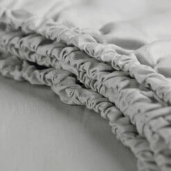 Cinderella Weekend - Hoeslaken (tot 35 Cm) - Katoen - 90x210 Cm - Light Grey -Woninginrichting 1000030209 0102