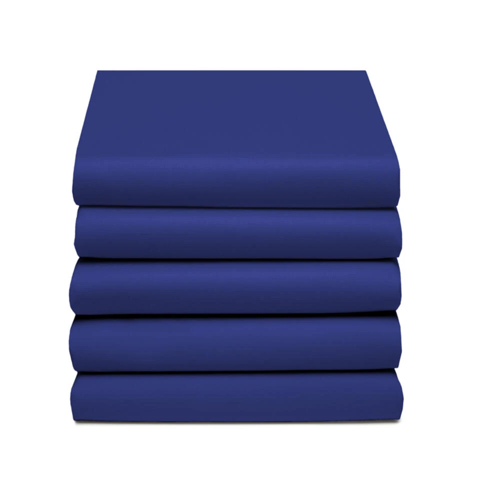 Damai Hoeslaken Double Jersey (tot 25cm) - 180x220cm Of 200x200cm - Ultramarine 5 Damai Hoeslaken Double Jersey (tot 25cm) - 180x220cm Of 200x200cm - Ultramarine - Afbeelding 3