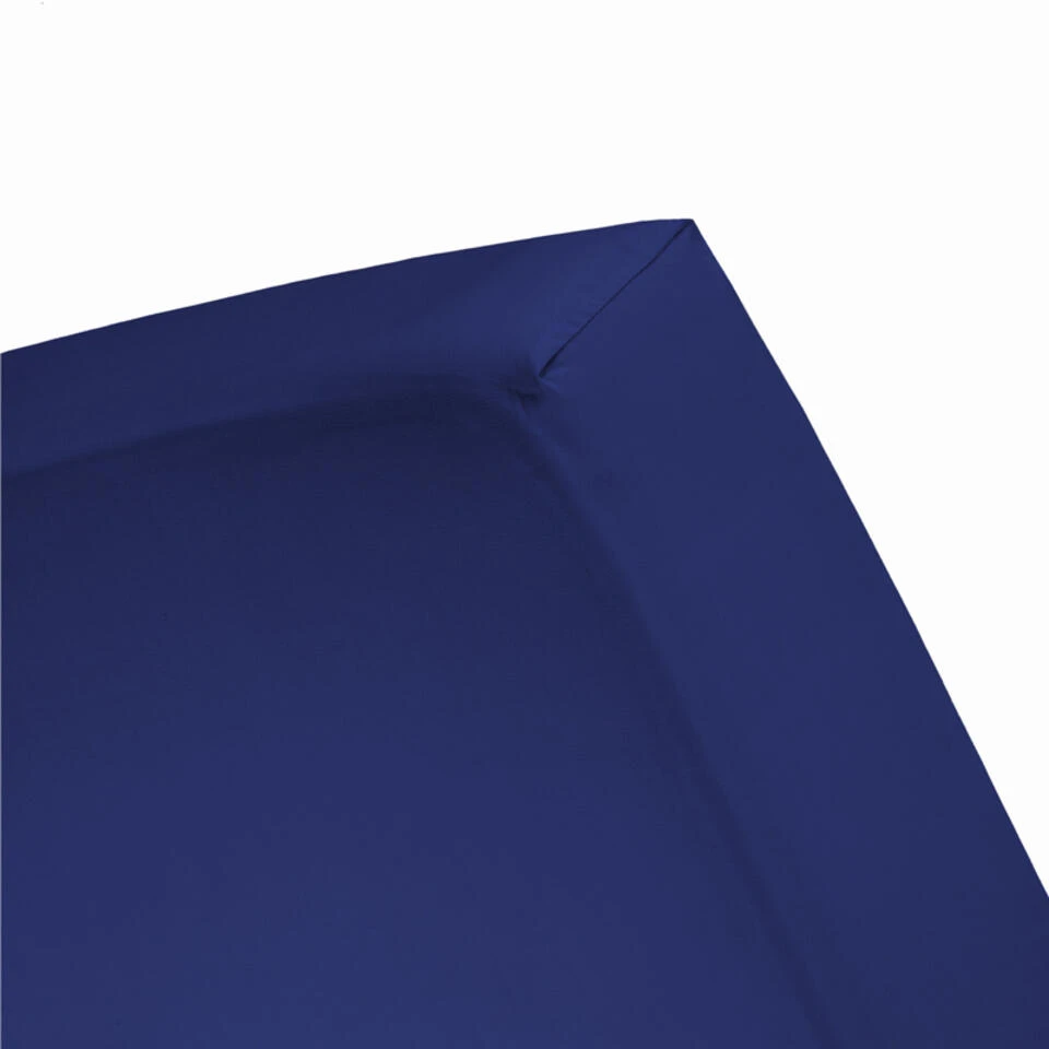 Damai Hoeslaken Double Jersey (tot 25cm) - 180x220cm Of 200x200cm - Ultramarine 3 Damai Hoeslaken Double Jersey (tot 25cm) - 180x220cm Of 200x200cm - Ultramarine