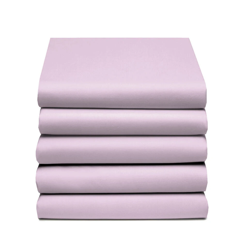 Damai Hoeslaken Double Jersey - 180x220cm Of 200x200cm - - Lila 5 Damai Hoeslaken Double Jersey - 180x220cm Of 200x200cm - - Lila - Afbeelding 3