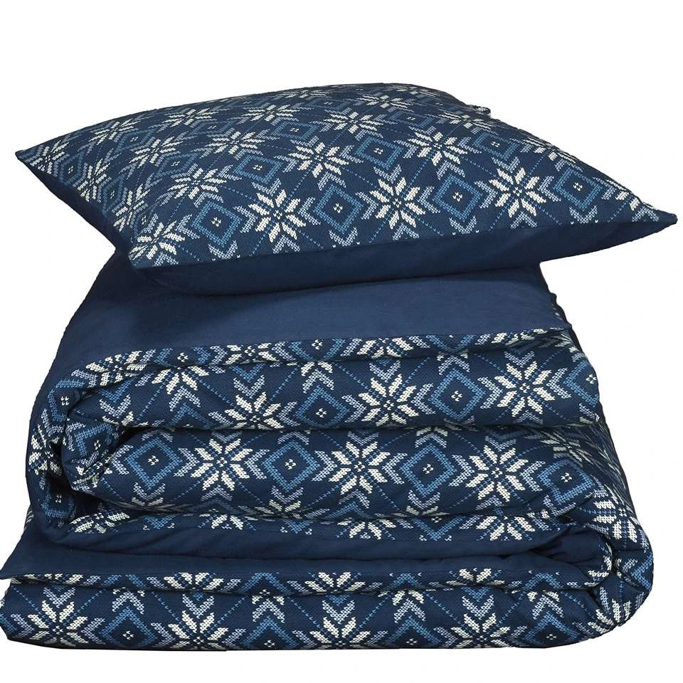 De Witte Lietaer Dekbedovertrek Anzor - 140 X 200/220 Cm - Katoen Flanel 5 De Witte Lietaer Dekbedovertrek Anzor - 140 X 200/220 Cm - Katoen Flanel - Afbeelding 3