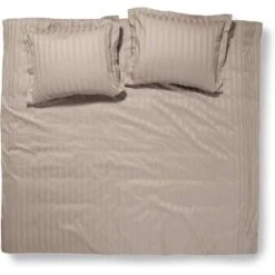 Dekbedovertrek Damai Linea Cement Satijn-200x200/220