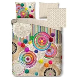HIP Dekbedovertrek "Inessa" - Multi - (200x220 Cm) -Woninginrichting 1000034656 0103