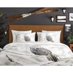 Good Morning Dekbedovertrek "Snowy Owl" - Wit - (200x220 Cm) -Woninginrichting 1000035763 0110