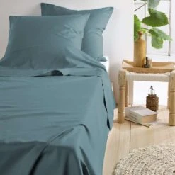 De Witte Lietaer Lakenset Olivia - 280 X 280 Cm - Groen - Satijnkatoen -Woninginrichting 1000038486 0102