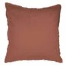 Matt & Rose Set Kussenslopen Terracotta - 65 X 65 Cm - Gewassen Katoen -Woninginrichting 1000038505