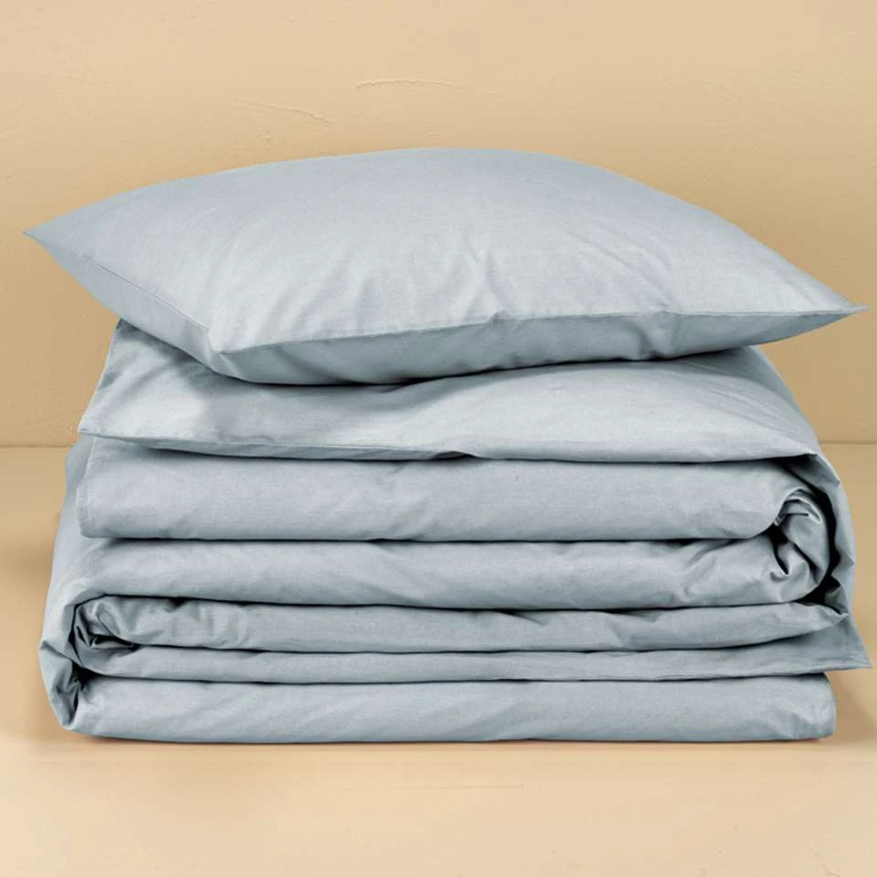 Moodit Dekbedovertrek Basil Stone Blue - Eenpersoons - 140 X 220 Cm - Katoen 6 Moodit Dekbedovertrek Basil Stone Blue - Eenpersoons - 140 X 220 Cm - Katoen - Afbeelding 4