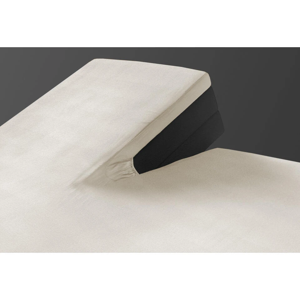 SleepMed Crème Hoeslaken Voor Splitmatras, 140 X 200 Cm 4 SleepMed Crème Hoeslaken Voor Splitmatras, 140 X 200 Cm - Afbeelding 2