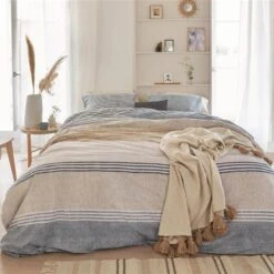 Ariadne At Home Dekbedovertrek Lin Pastel-Lits-jumeaux (240 X 200/220 Cm) -Woninginrichting 1000051930 0102