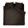 Damai Bellezza - Dekbedovertrek - Satijn - 260x200/220 Cm - Off Black -Woninginrichting 1000055099