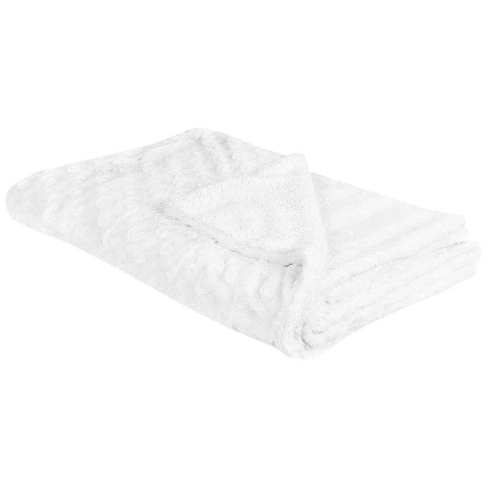 Beliani Sprei KANDILLI - Wit Polyester 3 Beliani Sprei KANDILLI - Wit Polyester