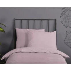 Good Morning Dekbedovertrek "" - Roze - (100x135 Cm) -Woninginrichting 1000083350 0110