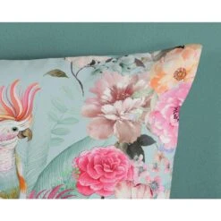 Good Morning Dekbedovertrek "Emma" - Aqua - (140x220 Cm) -Woninginrichting 1000092755 0111