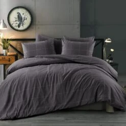 Day Dream Duuk - Dekbedovertrek - Tweepersoons - 200x200/220 Cm - Grijs -Woninginrichting 1000097210 0101