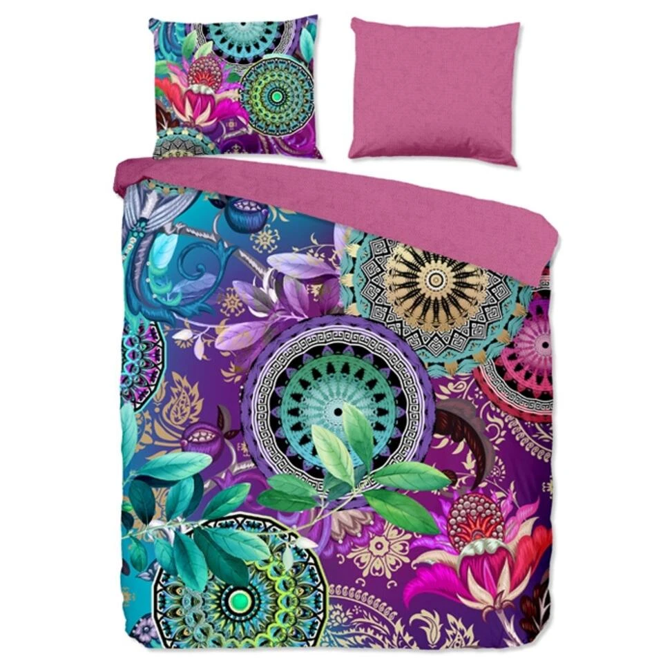 HIP Dekbedovertrek "Axelle" - Multi - (240x220 Cm) 3 HIP Dekbedovertrek "Axelle" - Multi - (240x220 Cm)