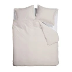 Ambiante Dekbedovertrek Bamboo Uni Sand-Lits-jumeaux (240 X 200/220 Cm)