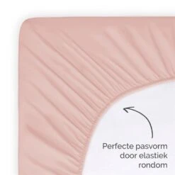 Byrklund - Hoeslaken Katoen - 180x200 Cm - Oud Roze -Woninginrichting 1940222079 0103