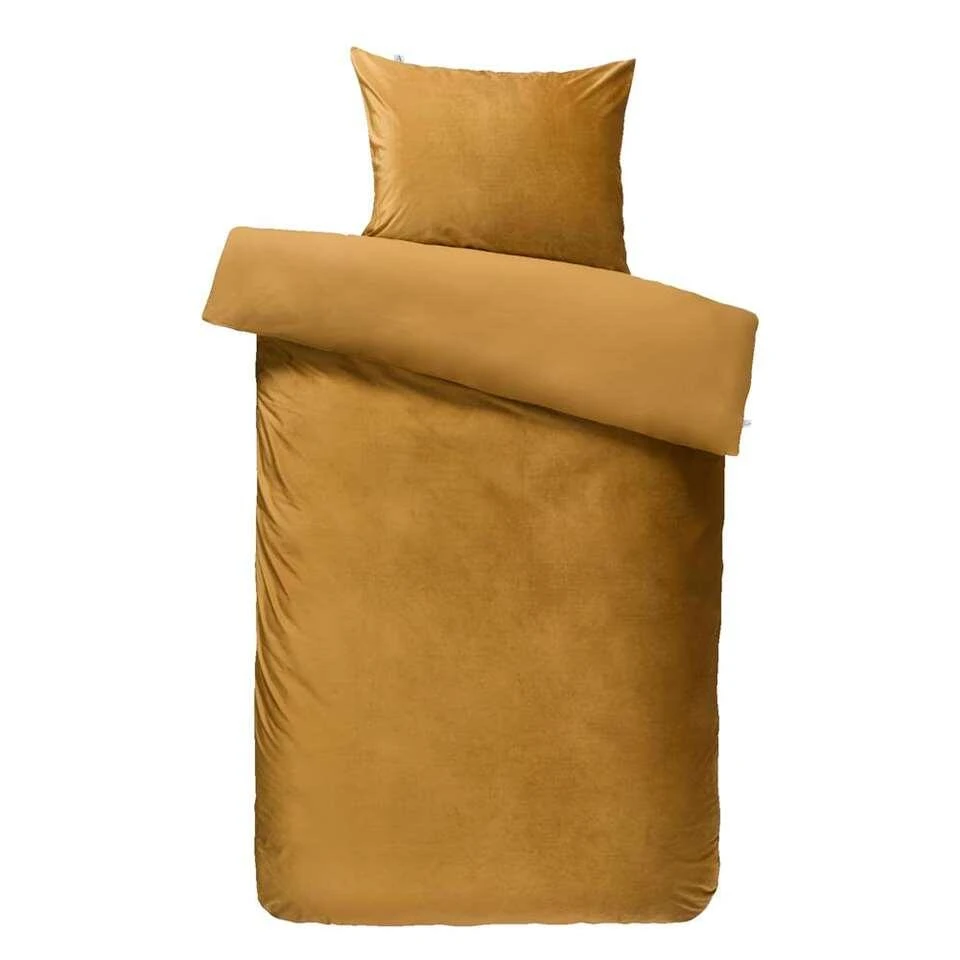 At Home By Beddinghouse Dekbedovertrek Tender - Goud - 140x220/220 Cm 3 At Home By Beddinghouse Dekbedovertrek Tender - Goud - 140x220/220 Cm