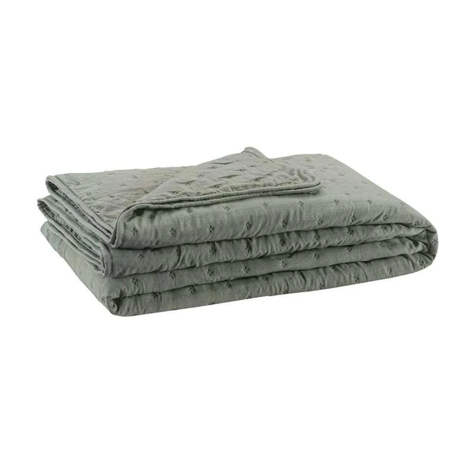 Sprei Novy - Groen - 240x240 Cm 3 Sprei Novy - Groen - 240x240 Cm