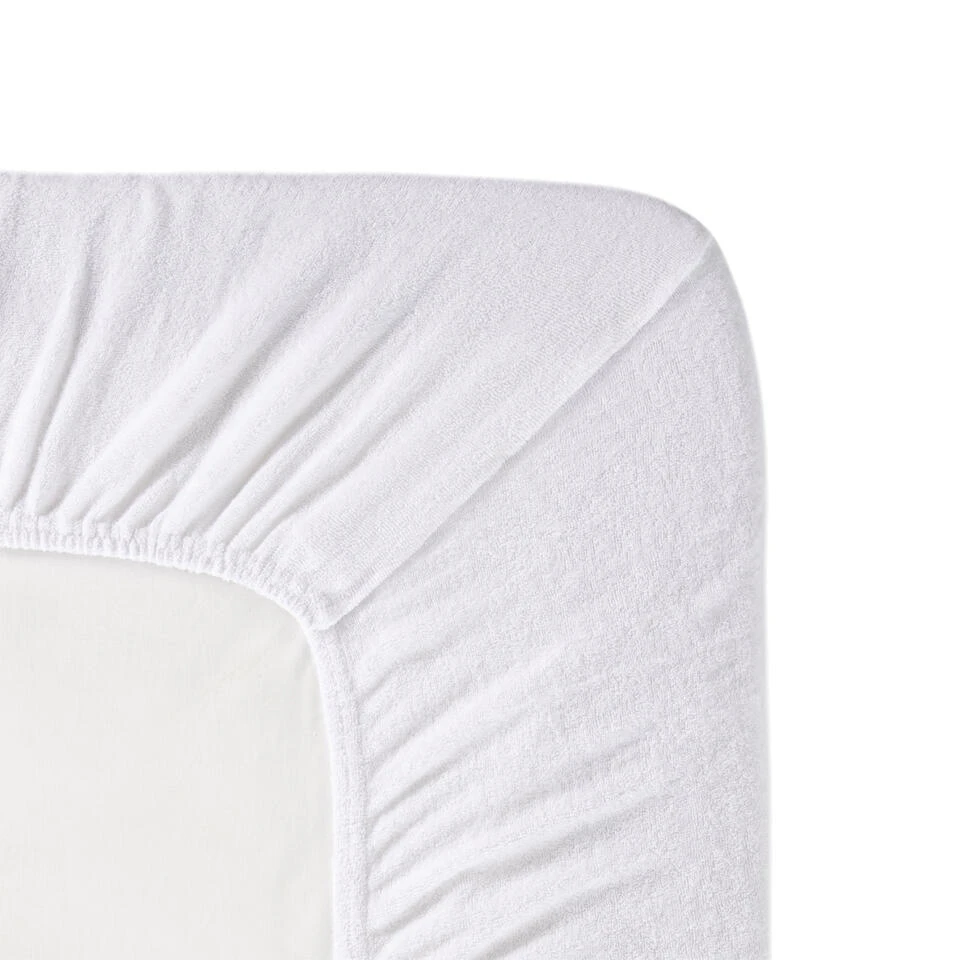 Cinderella - Topper Hoeslaken (tot 15 Cm) - Badstof - 180x200/210 - White 4 Cinderella - Topper Hoeslaken (tot 15 Cm) - Badstof - 180x200/210 - White - Afbeelding 2