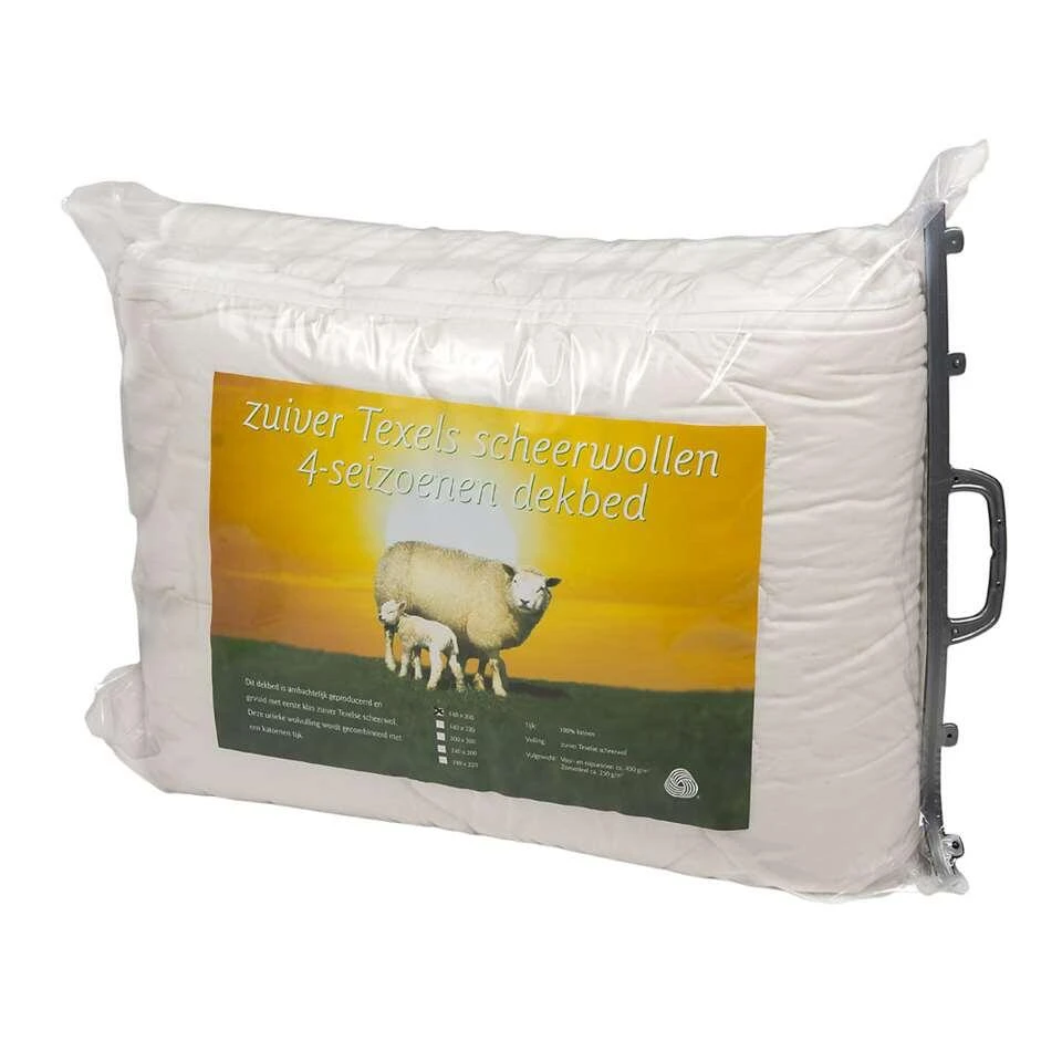 Higgins Dekbed - Texels Wol - 4-seizoenen - 200x200 Cm 5 Higgins Dekbed - Texels Wol - 4-seizoenen - 200x200 Cm - Afbeelding 3