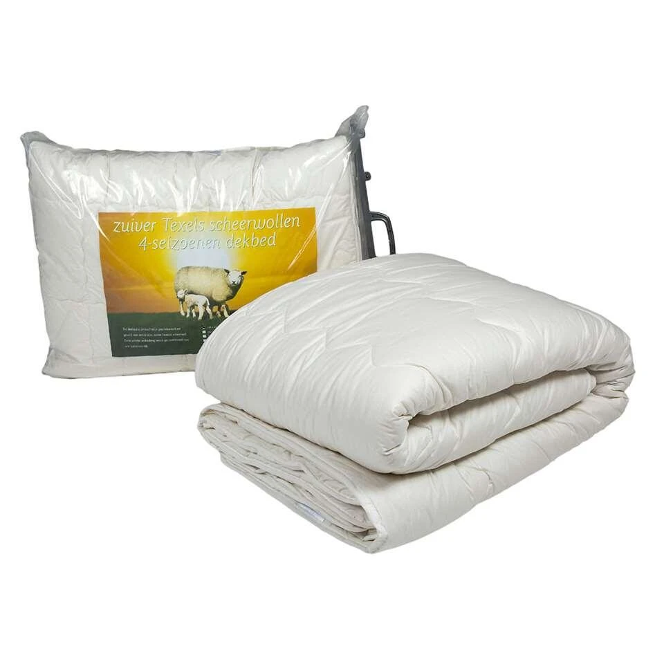 Higgins Dekbed - Texels Wol - 4-seizoenen - 200x200 Cm 4 Higgins Dekbed - Texels Wol - 4-seizoenen - 200x200 Cm - Afbeelding 2
