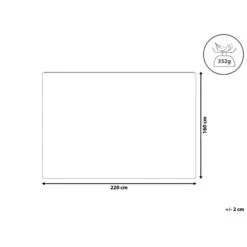 Beliani Sprei RUDKHAN - Beige Polyester 8 Beliani Sprei RUDKHAN - Beige Polyester -Woninginrichting cf0b663d3b9140c9a7cc529217c20886